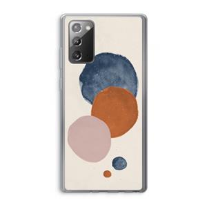 CaseCompany Geo #4: Samsung Galaxy Note 20 / Note 20 5G Transparant Hoesje