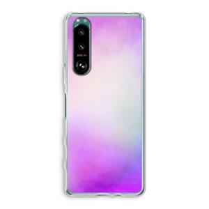 CaseCompany Clouds pastel: Sony Xperia 5 III Transparant Hoesje