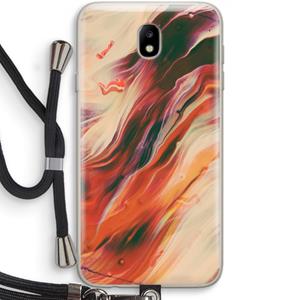CaseCompany Forgotten Lands: Samsung Galaxy J7 (2017) Transparant Hoesje met koord
