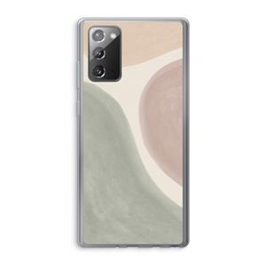 CaseCompany Geo #6: Samsung Galaxy Note 20 / Note 20 5G Transparant Hoesje