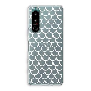 CaseCompany Dakpannetjes: Sony Xperia 5 III Transparant Hoesje