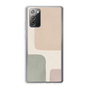 CaseCompany Geo #7: Samsung Galaxy Note 20 / Note 20 5G Transparant Hoesje