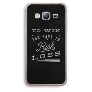 CaseCompany Risk loss: Samsung Galaxy J3 (2016) Transparant Hoesje