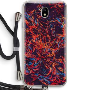 CaseCompany Lucifer: Samsung Galaxy J7 (2017) Transparant Hoesje met koord