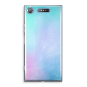 CaseCompany mist pastel: Sony Xperia XZ1 Transparant Hoesje