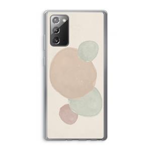CaseCompany Geo #9: Samsung Galaxy Note 20 / Note 20 5G Transparant Hoesje