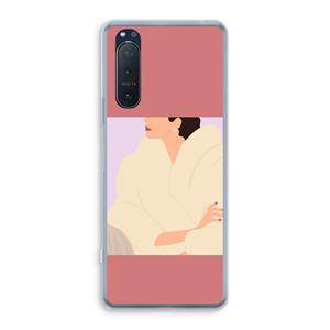 CaseCompany Cosy: Sony Xperia 5 II Transparant Hoesje