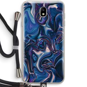 CaseCompany Mirrored Mirage: Samsung Galaxy J7 (2017) Transparant Hoesje met koord