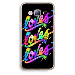 CaseCompany Loves: Samsung Galaxy J3 (2016) Transparant Hoesje