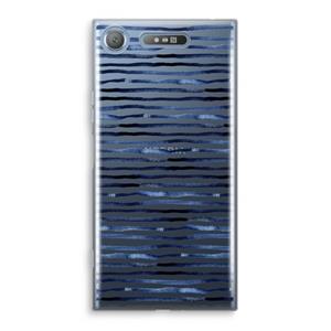 CaseCompany Verrassende lijnen: Sony Xperia XZ1 Transparant Hoesje