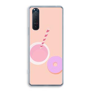 CaseCompany Donut: Sony Xperia 5 II Transparant Hoesje