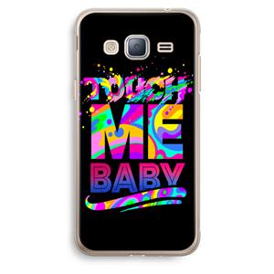 CaseCompany Touch Me: Samsung Galaxy J3 (2016) Transparant Hoesje