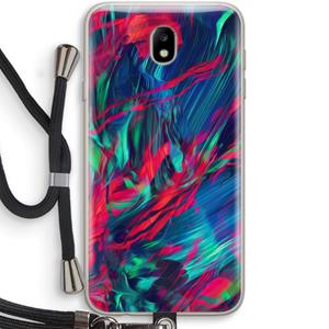 CaseCompany Pilgrims Of The Sea: Samsung Galaxy J7 (2017) Transparant Hoesje met koord