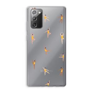 CaseCompany Dans #2: Samsung Galaxy Note 20 / Note 20 5G Transparant Hoesje