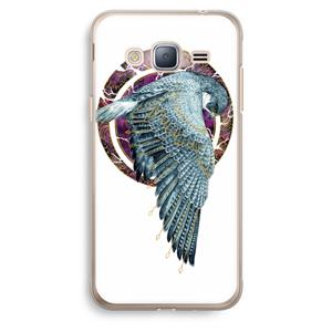 CaseCompany Golden Falcon: Samsung Galaxy J3 (2016) Transparant Hoesje