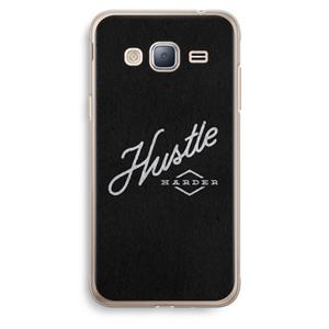 CaseCompany Hustle: Samsung Galaxy J3 (2016) Transparant Hoesje