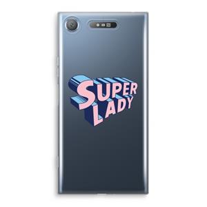 CaseCompany Superlady: Sony Xperia XZ1 Transparant Hoesje