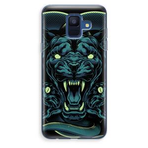 CaseCompany Cougar and Vipers: Samsung Galaxy A6 (2018) Transparant Hoesje