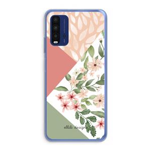 CaseCompany Sweet heaven geometrics: Xiaomi Redmi 9T Transparant Hoesje