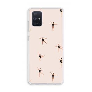 CaseCompany Dancing #1: Galaxy A71 Transparant Hoesje