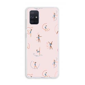 CaseCompany Dancing #3: Galaxy A71 Transparant Hoesje