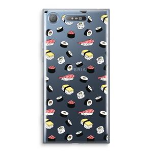 CaseCompany Sushi time: Sony Xperia XZ1 Transparant Hoesje