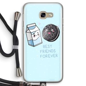 CaseCompany Best Friend Forever: Samsung Galaxy A5 (2017) Transparant Hoesje met koord