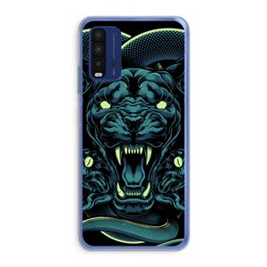 CaseCompany Cougar and Vipers: Xiaomi Redmi 9T Transparant Hoesje