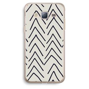 CaseCompany Marrakech Arrows: Samsung Galaxy J3 (2016) Transparant Hoesje