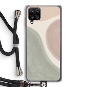 CaseCompany Geo #6: Samsung Galaxy A12 Transparant Hoesje met koord