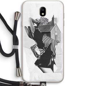 CaseCompany House: Samsung Galaxy J7 (2017) Transparant Hoesje met koord