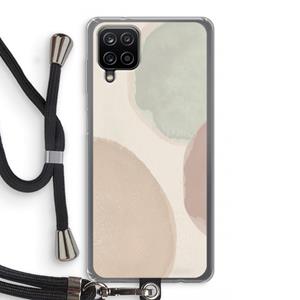 CaseCompany Geo #8: Samsung Galaxy A12 Transparant Hoesje met koord