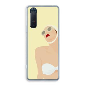 CaseCompany Summer: Sony Xperia 5 II Transparant Hoesje