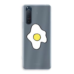 CaseCompany Spiegelei: Sony Xperia 5 II Transparant Hoesje