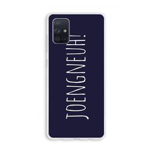 CaseCompany Joengneuh!: Galaxy A71 Transparant Hoesje