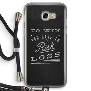 CaseCompany Risk loss: Samsung Galaxy A5 (2017) Transparant Hoesje met koord