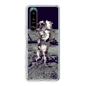 CaseCompany Spaceman: Sony Xperia 5 III Transparant Hoesje