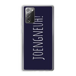 CaseCompany Joengneuh!: Samsung Galaxy Note 20 / Note 20 5G Transparant Hoesje