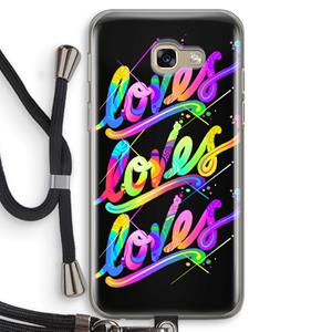 CaseCompany Loves: Samsung Galaxy A5 (2017) Transparant Hoesje met koord