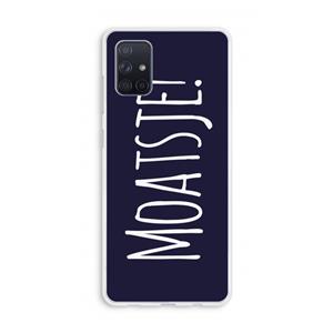 CaseCompany Moatsje!: Galaxy A71 Transparant Hoesje