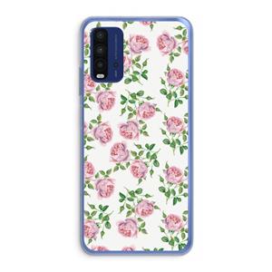 CaseCompany Kleine roosjes: Xiaomi Redmi 9T Transparant Hoesje