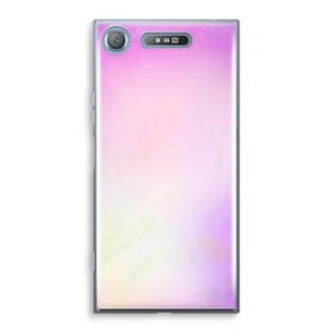 CaseCompany Flow mist pastel: Sony Xperia XZ1 Transparant Hoesje