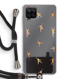 CaseCompany Dans #2: Samsung Galaxy A12 Transparant Hoesje met koord