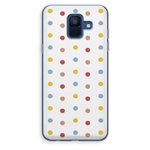 CaseCompany Bollen: Samsung Galaxy A6 (2018) Transparant Hoesje