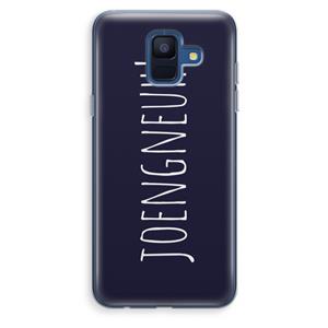 CaseCompany Joengneuh!: Samsung Galaxy A6 (2018) Transparant Hoesje