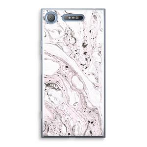 CaseCompany Mengelmoes: Sony Xperia XZ1 Transparant Hoesje
