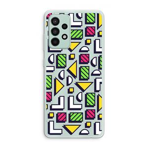 CaseCompany 8-bit N°4: Samsung Galaxy A52s 5G Transparant Hoesje