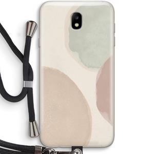 CaseCompany Geo #8: Samsung Galaxy J7 (2017) Transparant Hoesje met koord