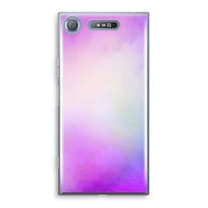 CaseCompany Clouds pastel: Sony Xperia XZ1 Transparant Hoesje