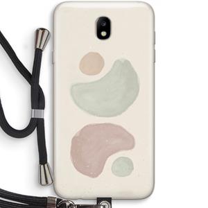 CaseCompany Geo #10: Samsung Galaxy J7 (2017) Transparant Hoesje met koord